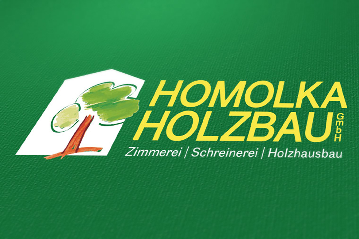 Logodesign, Homolka Holzbau GmbH